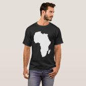 T-shirt Africa map (Devant entier)