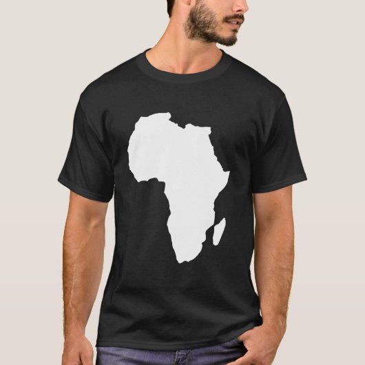 T-shirt Africa map (Devant)