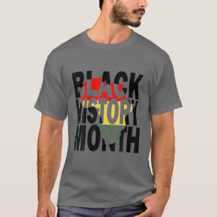 T-shirt Africa Map Black History Month Black History Is St