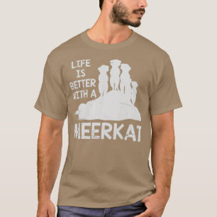 T-shirt Africa Safari Zoo Animal Meerkat