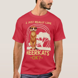 T-shirt Africa Savanna Animal Zoo Keeper Meerkat
