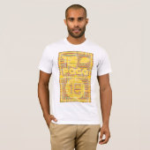 T-shirt africain à la mode de motif de PAGA™ KTM (Devant entier)