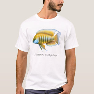 T-shirt africain de Cichlid de paon d'Aulonocara