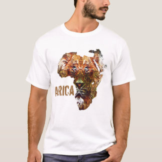 T-shirt africain de lion