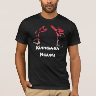 T-shirt Africain Kupigana Ngumi d'arts martiaux de chemise