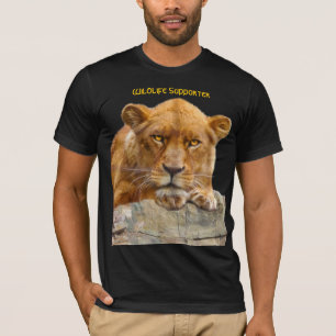 T-shirt AFRICAIN LION Big Five Cat Wildlife