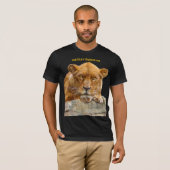 T-shirt AFRICAIN LION Big Five Cat Wildlife (Devant entier)