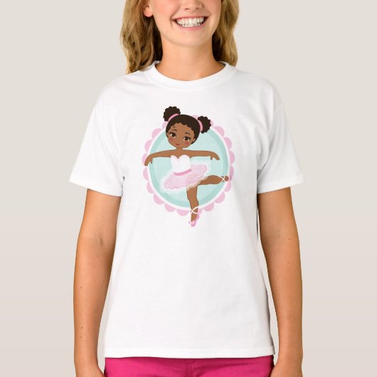 T-shirt African American Ballerina (Devant)