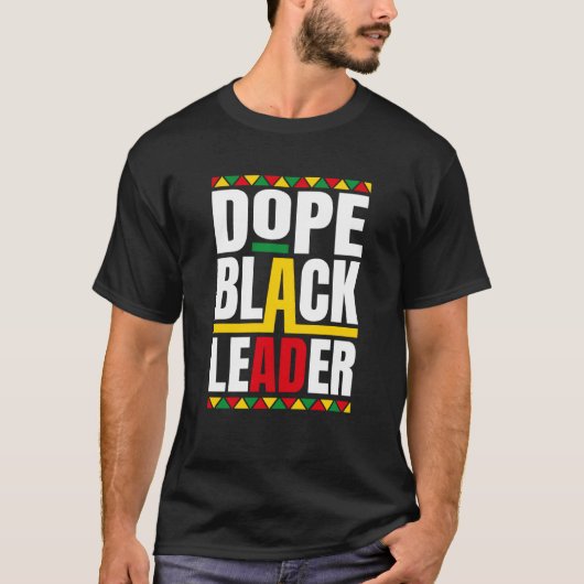 T-shirt African American Black History Month Black Leaders (Devant)