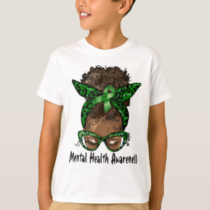 T-shirt African American Black Woman Mental Health Award
