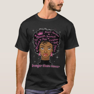 T-shirt African American Breast Cancer S Pour Femmes Girl
