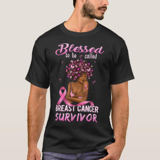 T-shirt African American Breast Cancer Shirts Women Blesse