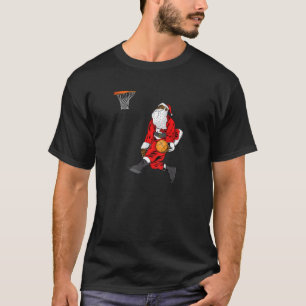 T-shirt African American Santa Claus Basketball Ugly Chris