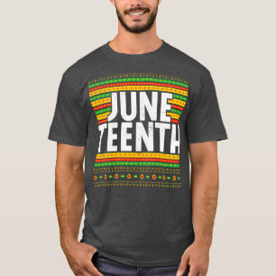 T-shirt African American USA Freedom Black History Junetee