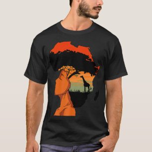 T-shirt African American Woman Pride Melanin Afro Black Hi