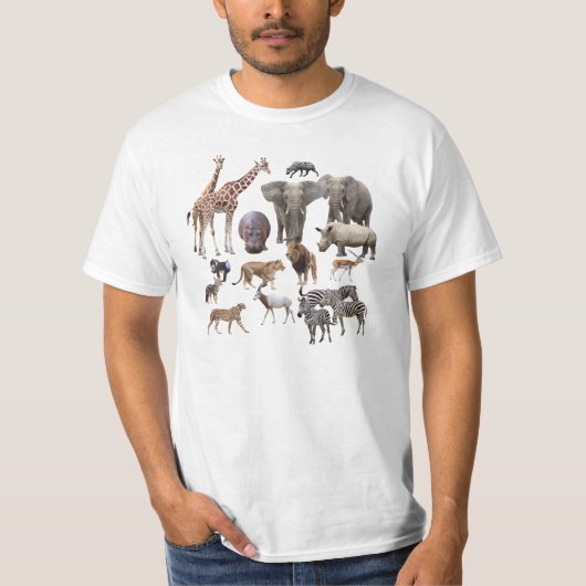 T-shirt African Animals (Devant)