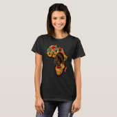 T-shirt African Continent Black History (Devant entier)