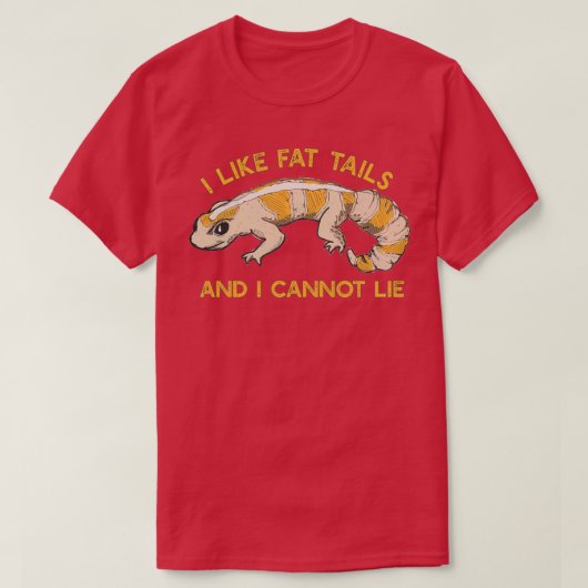 T-shirt African Fat Tailed Gecko (Design devant)