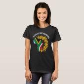 T-shirt African Flag Flower Cool Black History Awareness M (Devant entier)