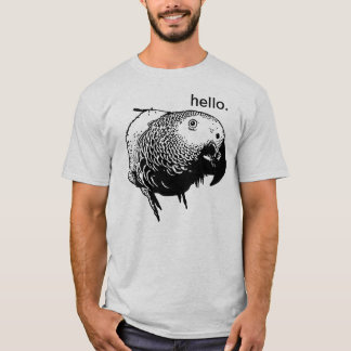 T-shirt African Grey Hello