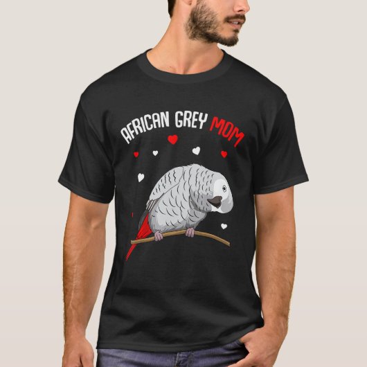 T-shirt African Grey Parrot Maman Aime Drôle Femmes (Devant)