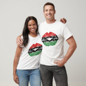 T-shirt African Lips Flag (Unisexe)