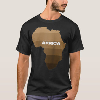 T-shirt African Map Pride, Melanin Shades Gift Women Men &