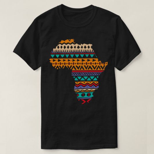 T-shirt African Pride Traditionnelle Dashiki Motif Art Afr (Design devant)