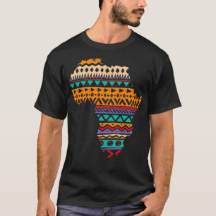 T-shirt African Pride Traditionnelle Dashiki Motif Art Afr