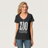 T-shirt African Savanna Safari Zoo Keeper Animal Print Zoo (Devant entier)