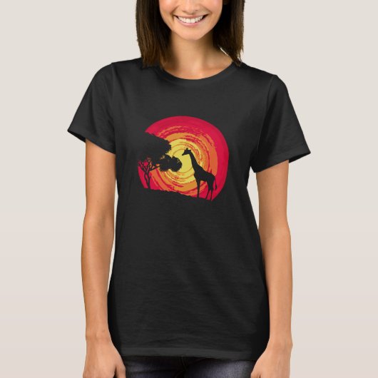 T-shirt African sunset (Devant)