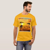 T-shirt African Sunset Safari Majesty Design (Devant entier)