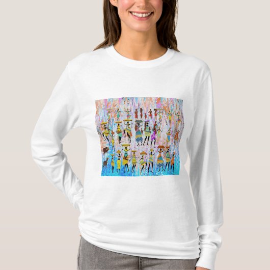 T-shirt African Village (Devant)