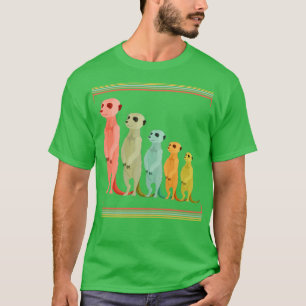 T-shirt Africas Animaux Zoo Keeper Safari Cadeau Meerkat