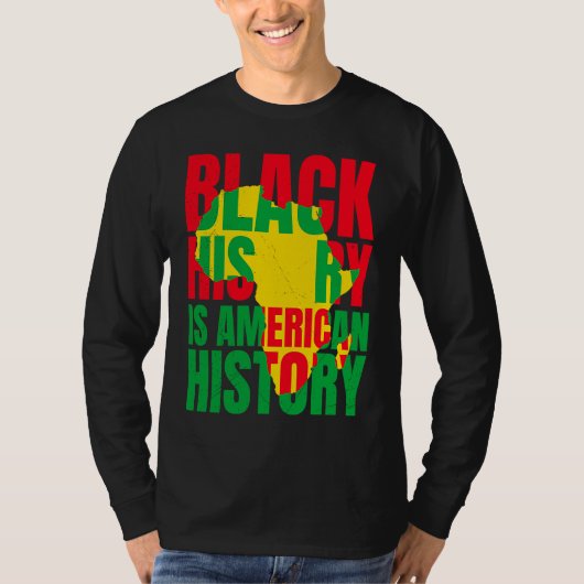 T-shirt Afrika Black History American History USA African (Devant)