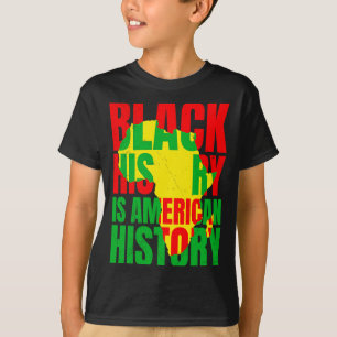 T-shirt Afrika Histoire Noire Histoire Américaine Usa Afri