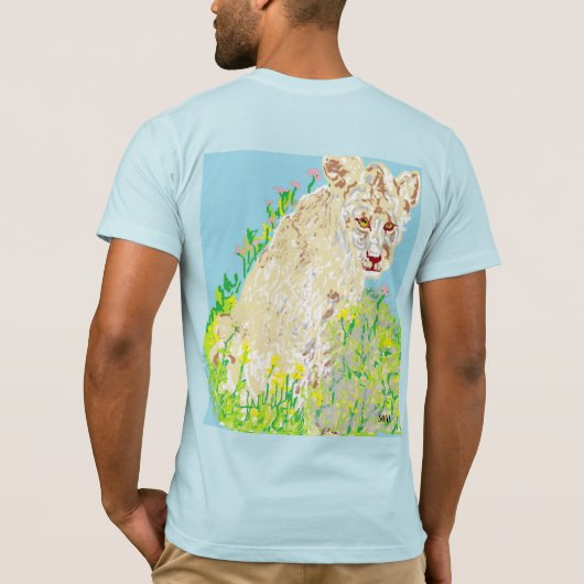 T-shirt : Afrikaanse Leeuw (Achterkant)