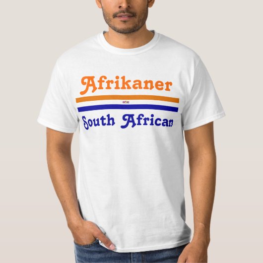 T-shirt Afrikaner/sud-africain (Devant)