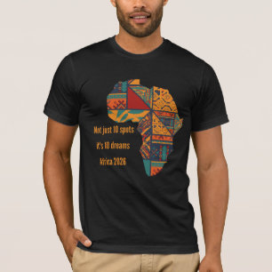 T-shirt Afrique 10 Rêves 2026 Cadeau personnalisé pour fan