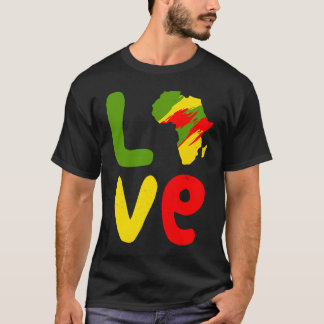 T-shirt Afrique Aimer Afrique Aimer Afrique