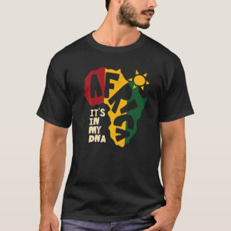 T-shirt Afrique avec du soleil C'est dans mon ADN