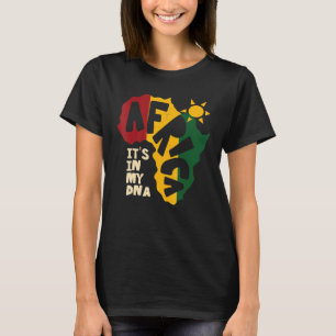 T-shirt Afrique avec soleil C'est dans mon ADN
