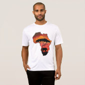T-shirt Afrique avec une girafe (Devant entier)