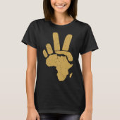T-shirt Afrique Continent Paix Africaine Pride Histoire no (Devant)