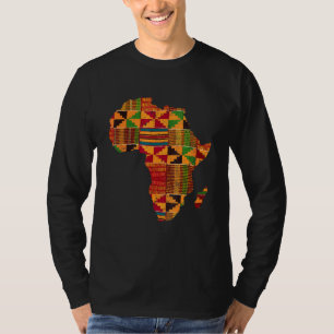 T-shirt Afrique cool Carte Kente Cloth Pour Hommes Femmes 