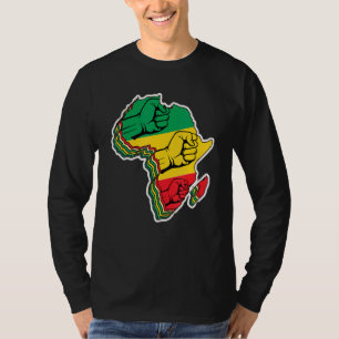 T-shirt Afrique cool Carte Kente Cloth Pour Hommes Femmes 