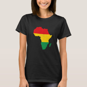 T-shirt Afrique Drapeau Noir Histoire Mois Black Pride Afr