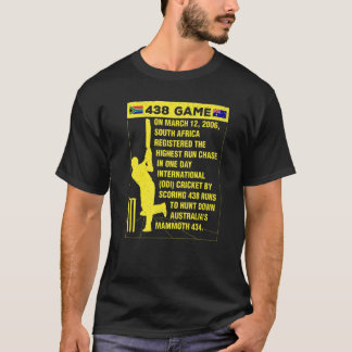 T-shirt Afrique du Sud Cricket Protea 438 Jeu Nostalgia Br