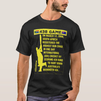 T-shirt Afrique du Sud Cricket Protea 438 Nostalgie de jeu