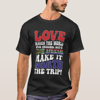 T-shirt Afrique du Sud Drapeau Hommes & Femmes mignonne Ju
